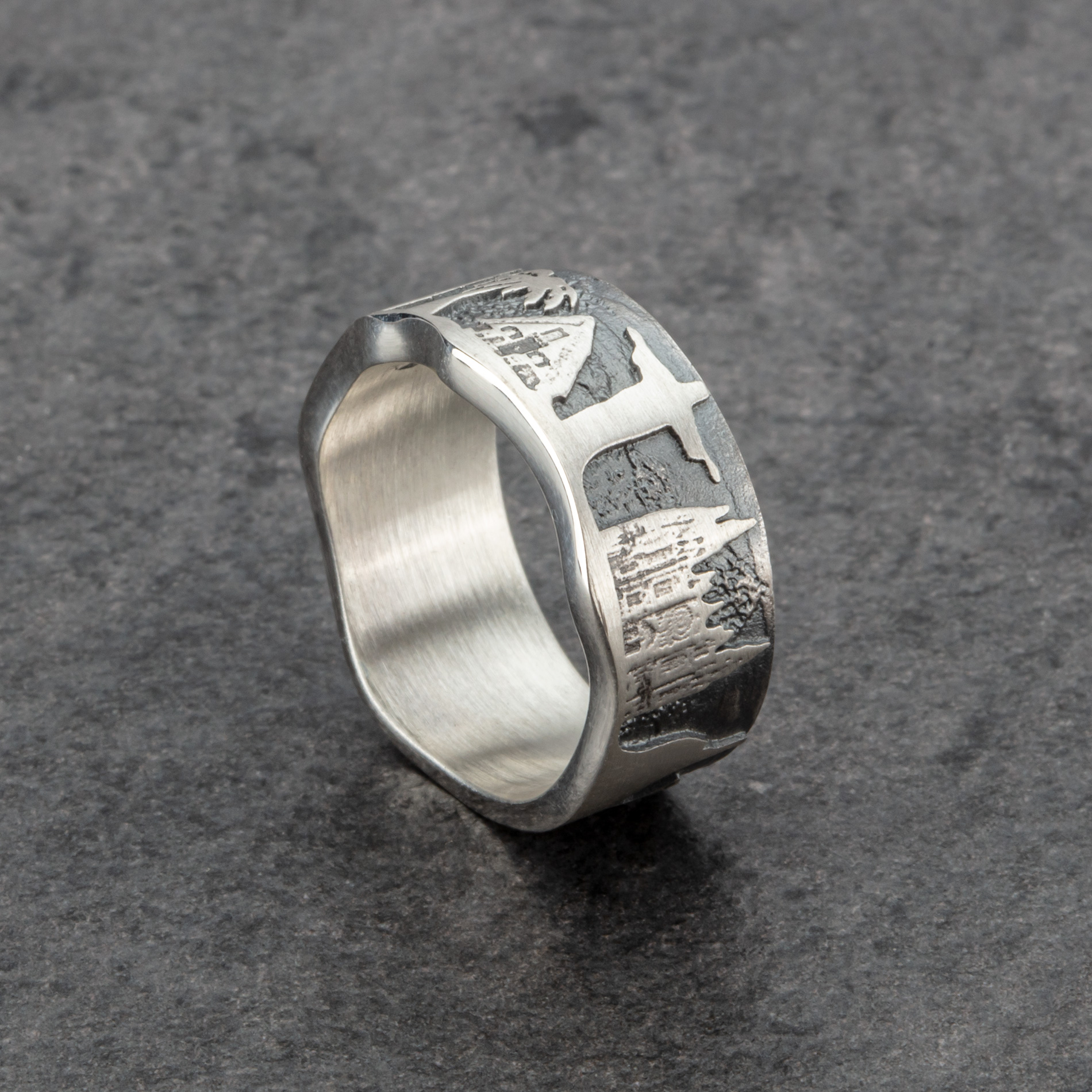 Routen-Ring "Kanaren" 925er Sterling Silber