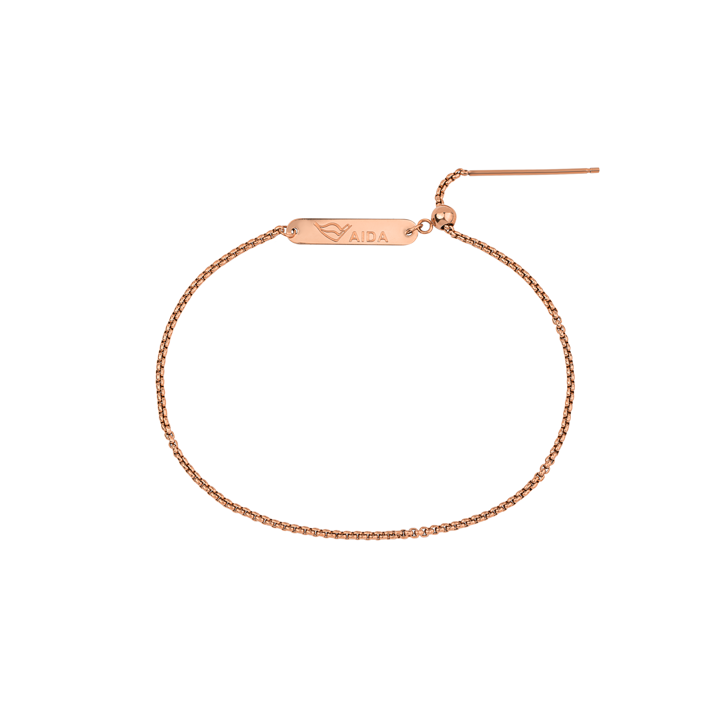 Paul Hewitt AIDA Armband Round Box Chain Roségold